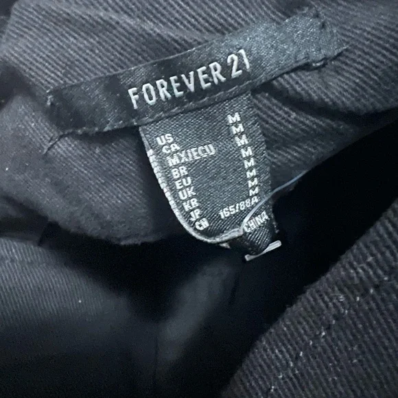 Forever 21 Black denim Jumpsuit - Picture 3 of 6